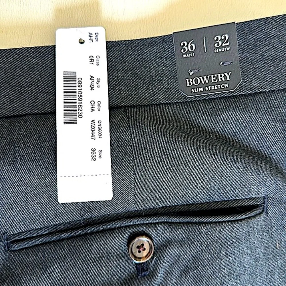 NWT! Men's J Crew Bowery Slim Stretch Dress Pants!